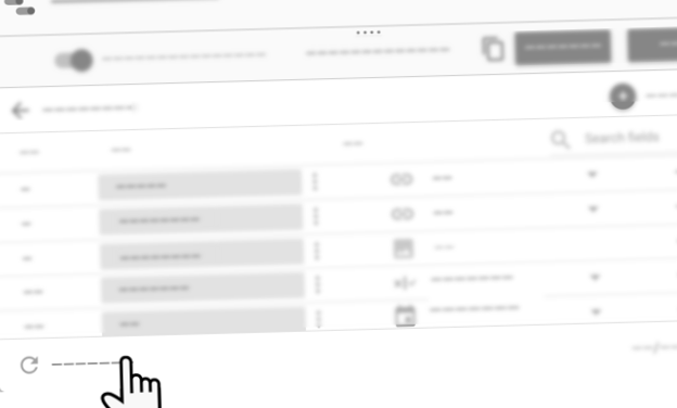 In the data source editor, click "Refresh Fields."